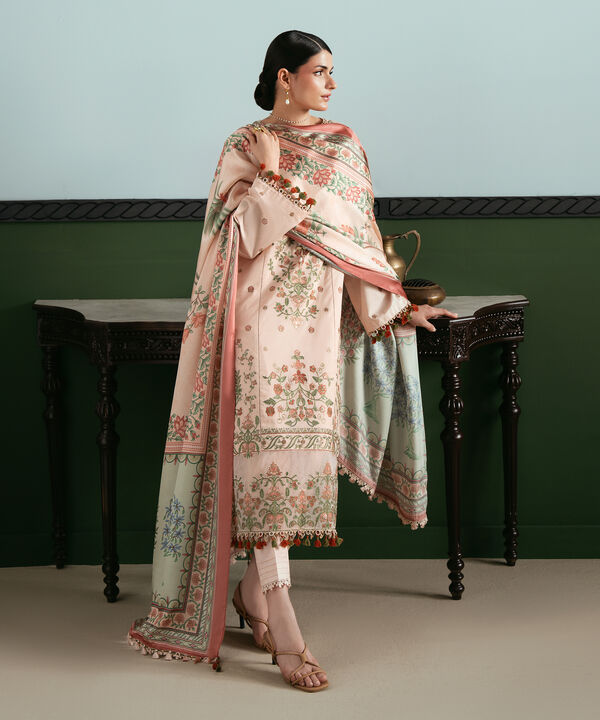3 Piece - Embroidered Lawn Suit