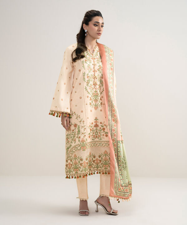 3 Piece - Embroidered Lawn Suit