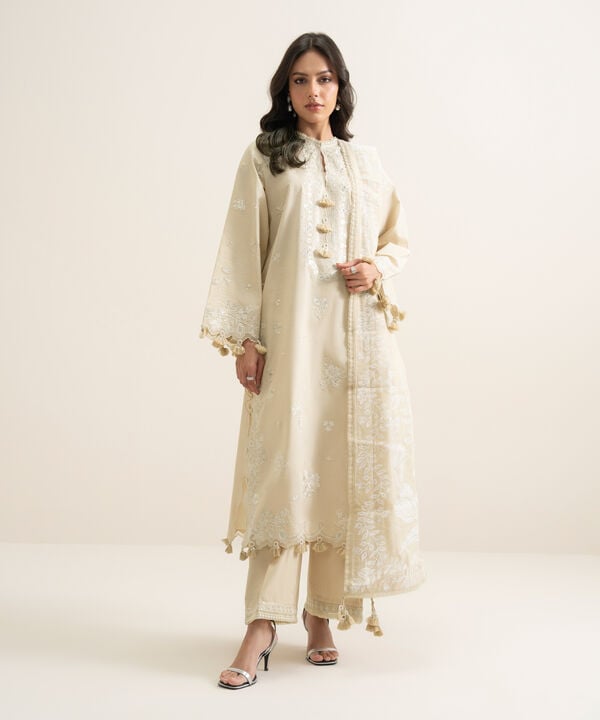 3 Piece - Embroidered Lawn Suit
