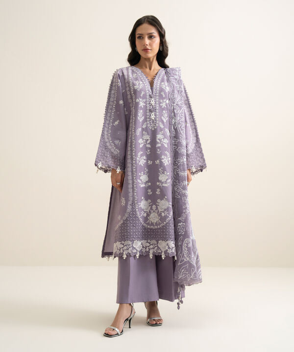 3 Piece - Embroidered Lawn Suit