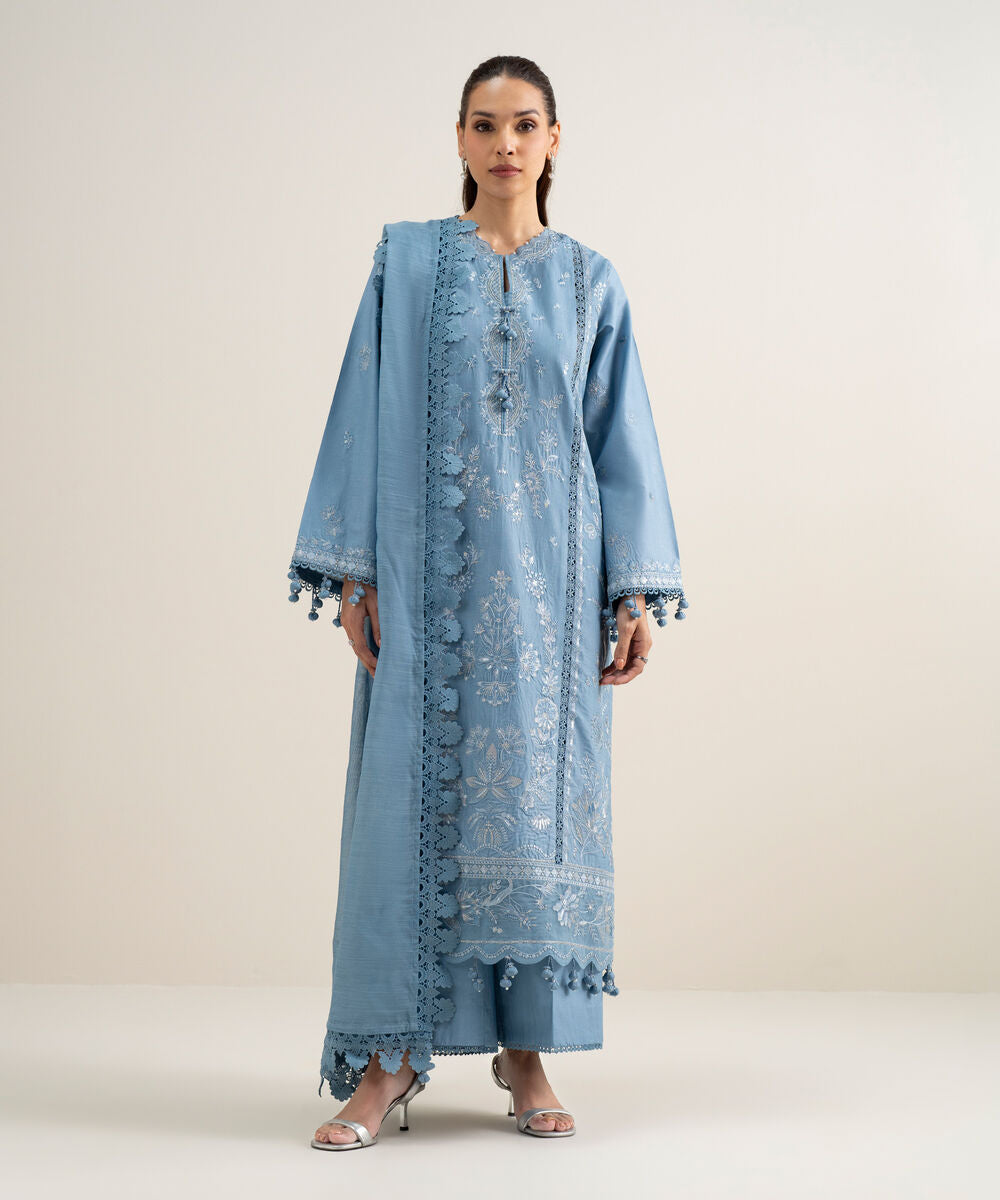 3 Piece - Embroidered Lawn Suit