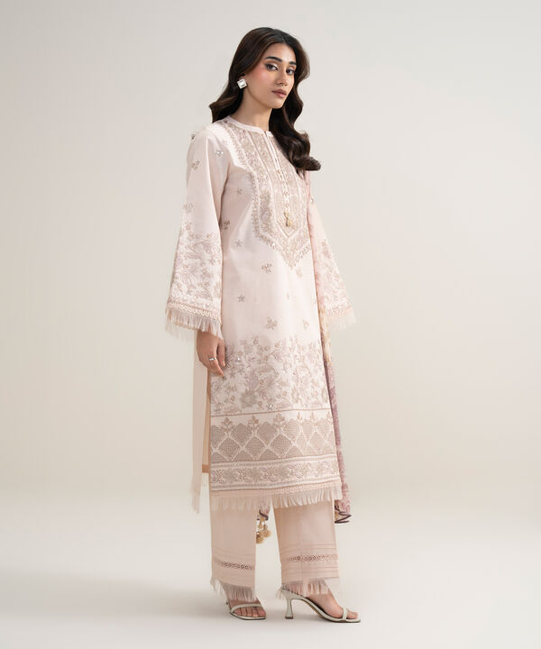 3 Piece - Embroidered Lawn Suit