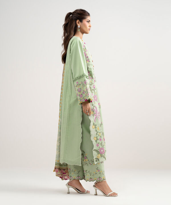3 Piece - Embroidered Lawn Suit