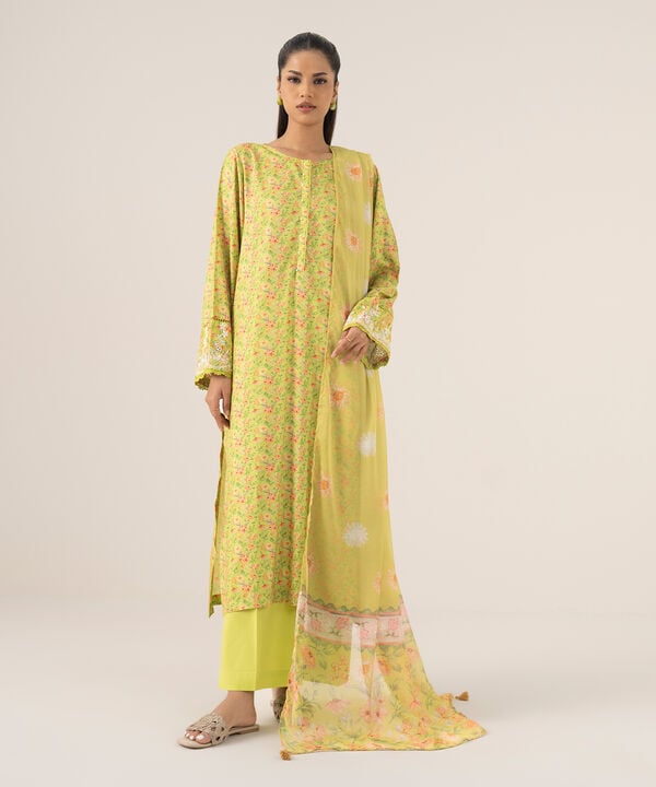 Printed Organza Dupatta