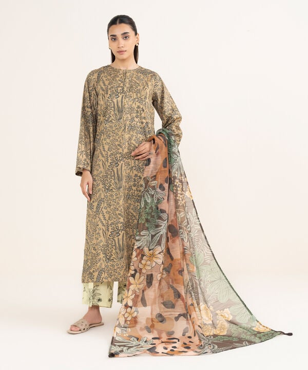 Printed Blended Net Dupatta