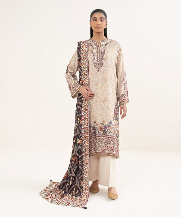 Printed Linen Dupatta
