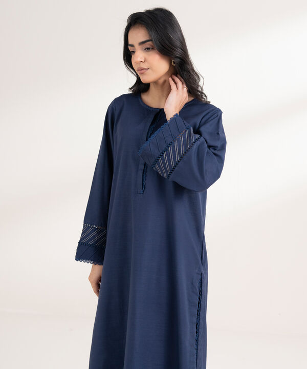 Embroidered Light Khaddar Shirt