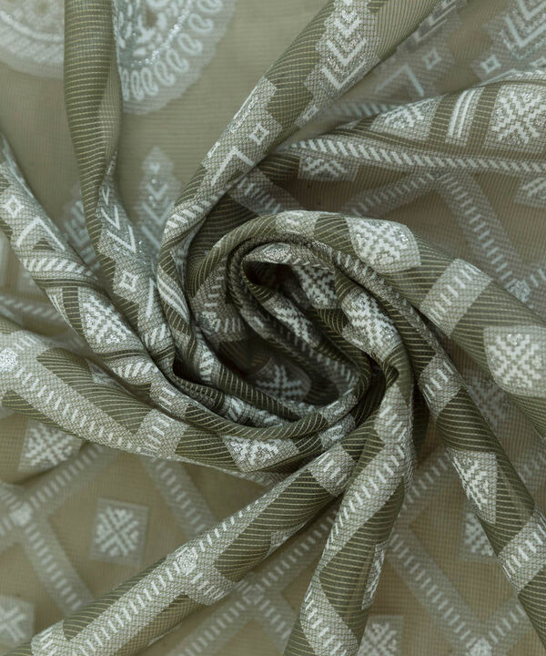 Solid Manaar Dupatta
