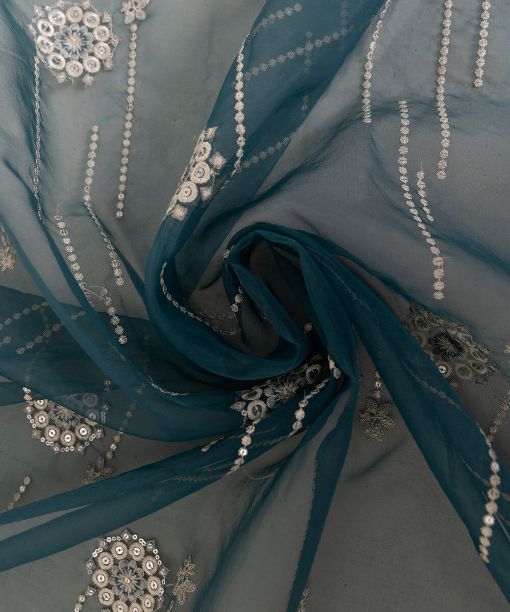 Embroidered Organza Dupatta