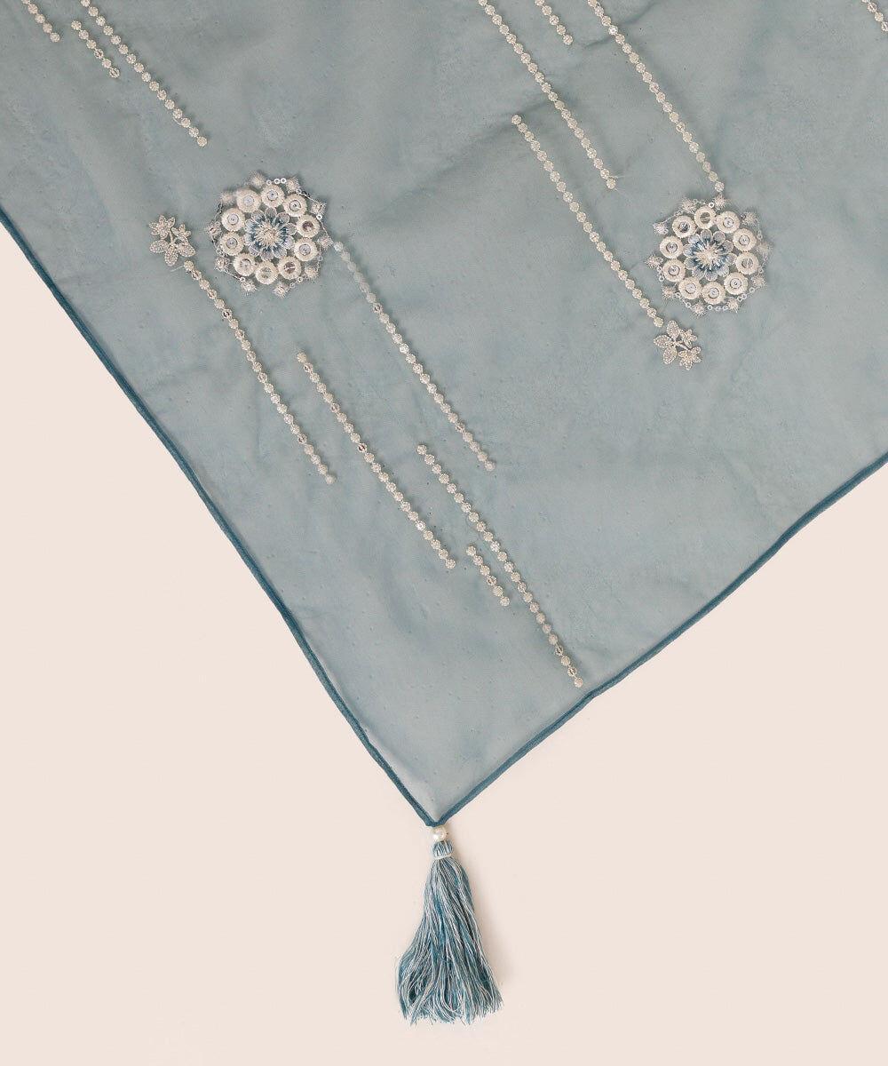 Embroidered Organza Dupatta