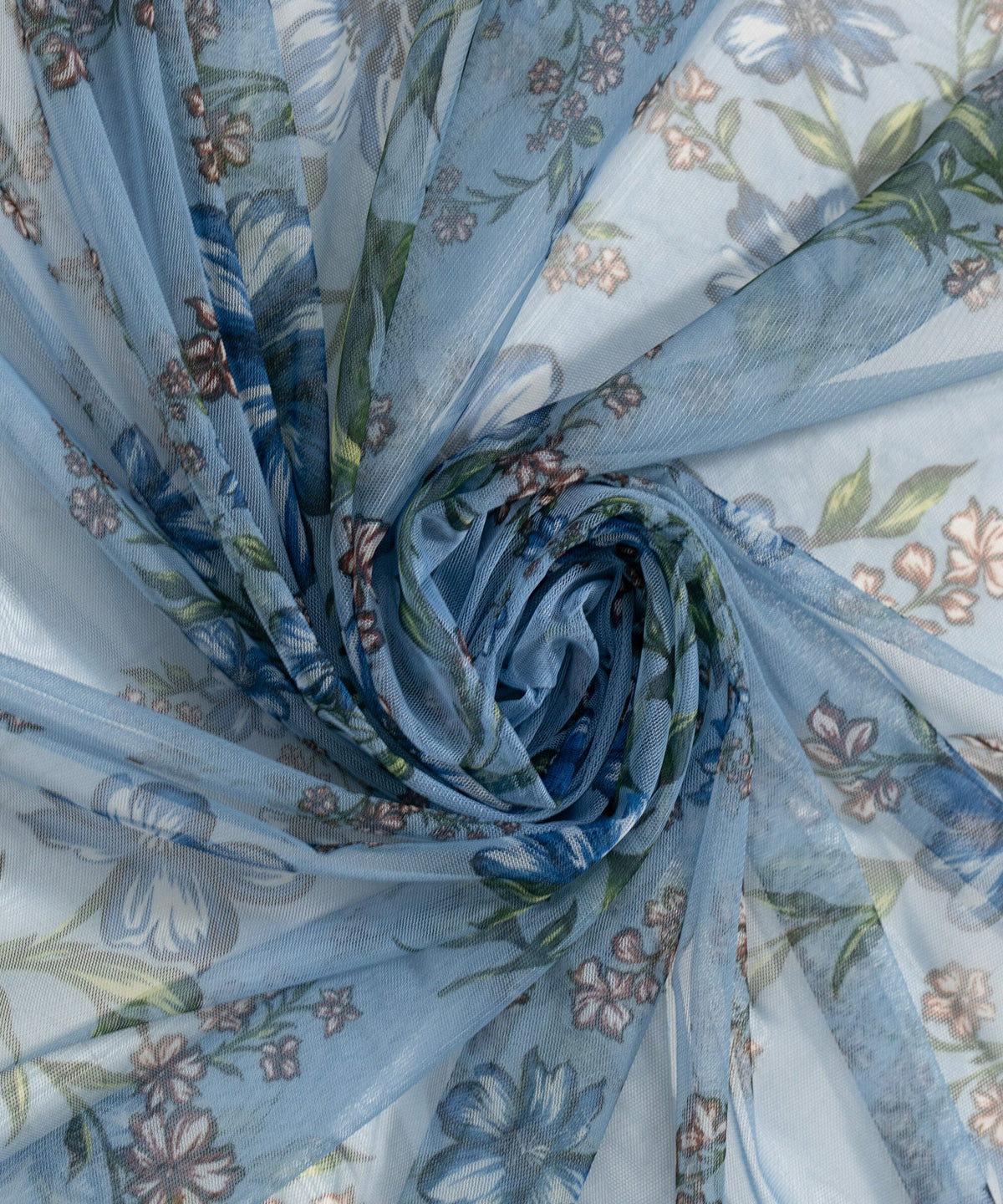 Printed Net Dupatta 3SFFMHMV613D