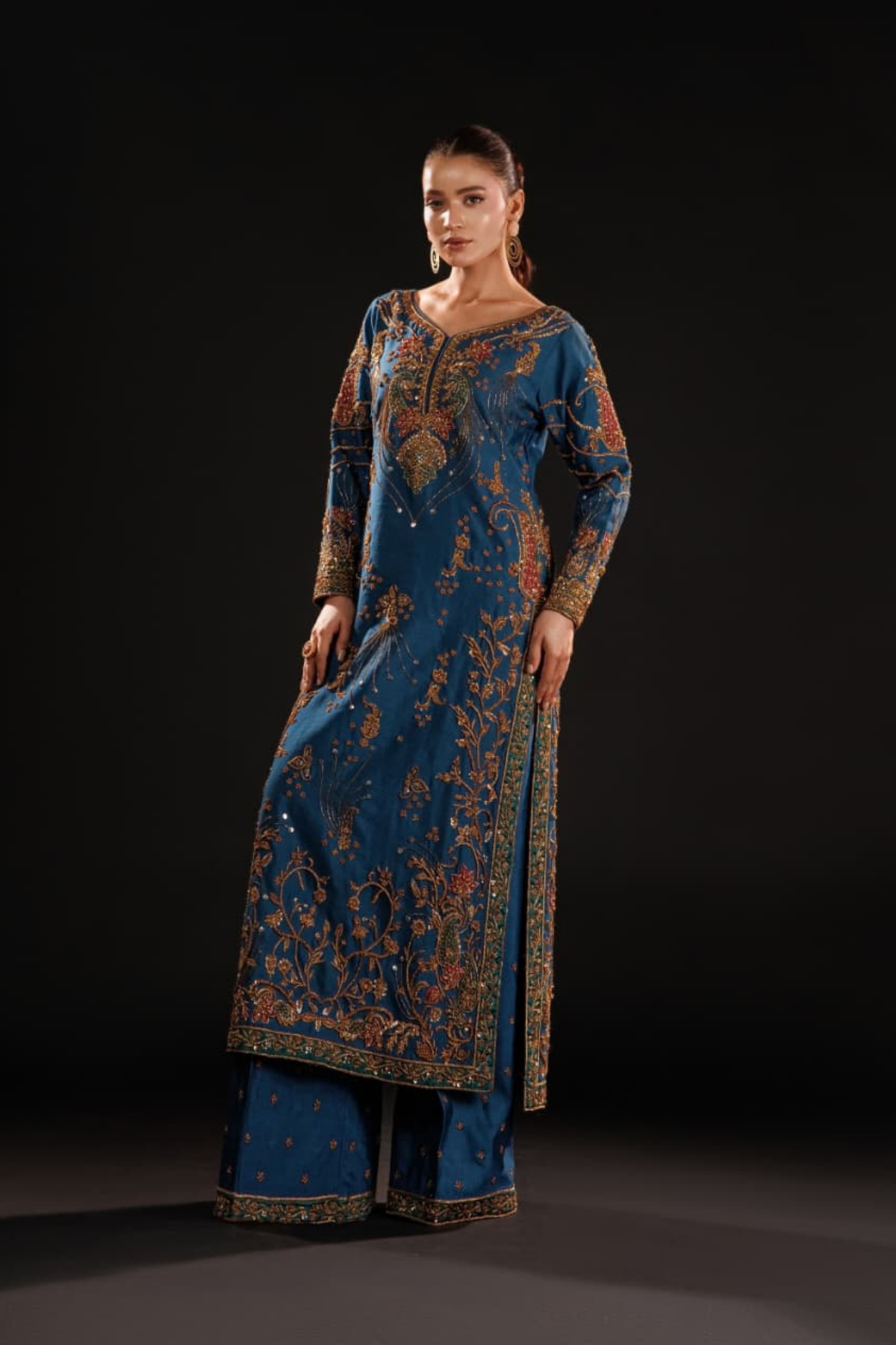 Usama Silk – Azure Dynasty Style