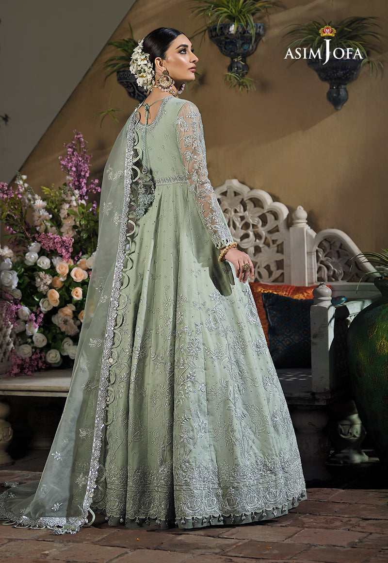 AJR-14 EMBROIDERED ORGANZA 3 PCS