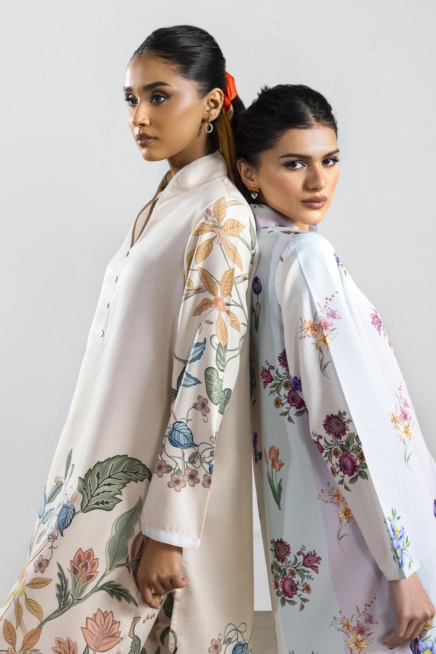 Stitched Blended Jacquard Shirt + Culotte