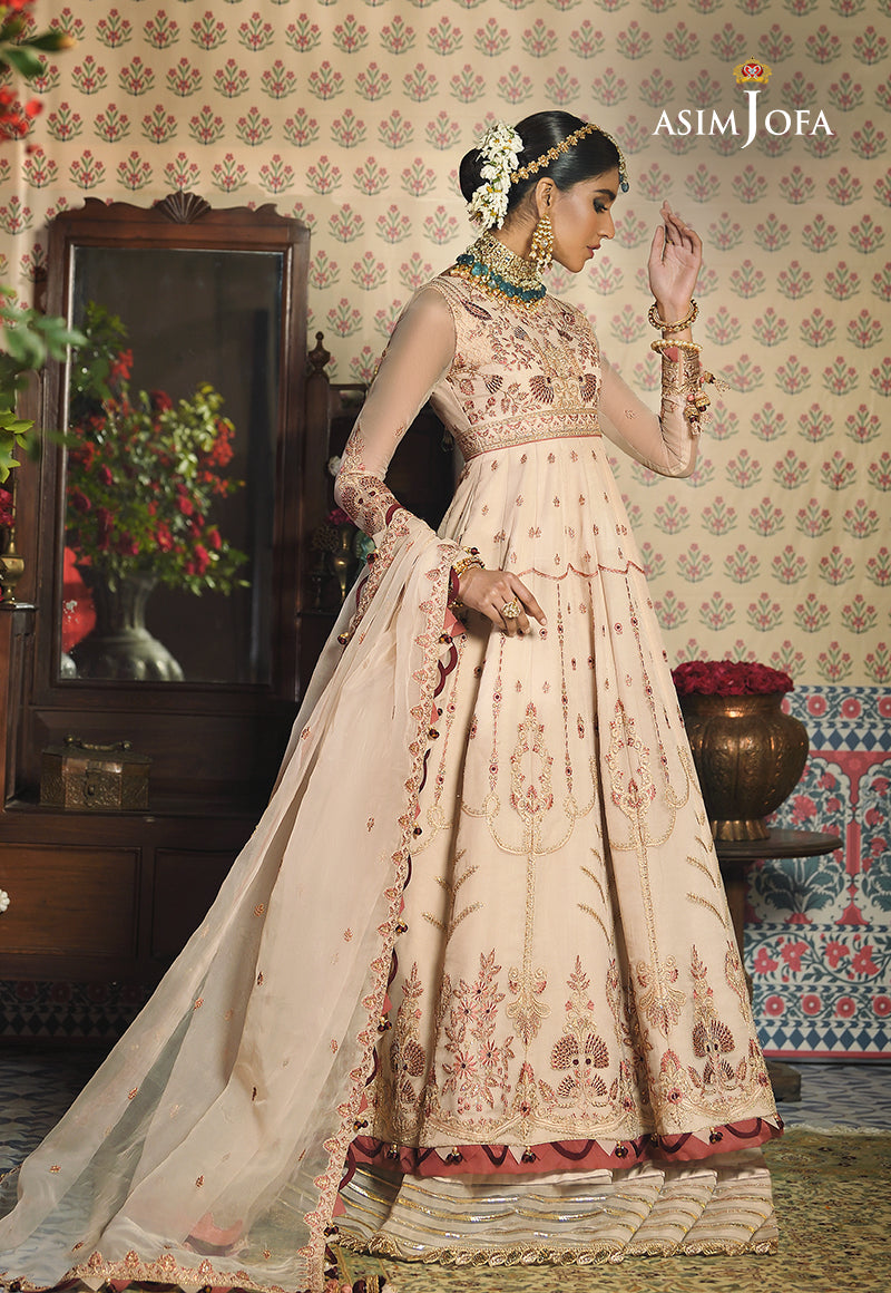 AJR-17 EMBROIDERED ORGANZA 3 PCS