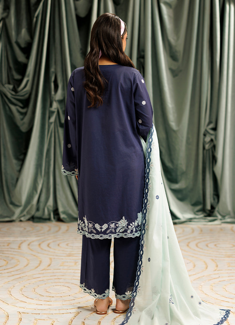 Embroidered 3 PC Suit