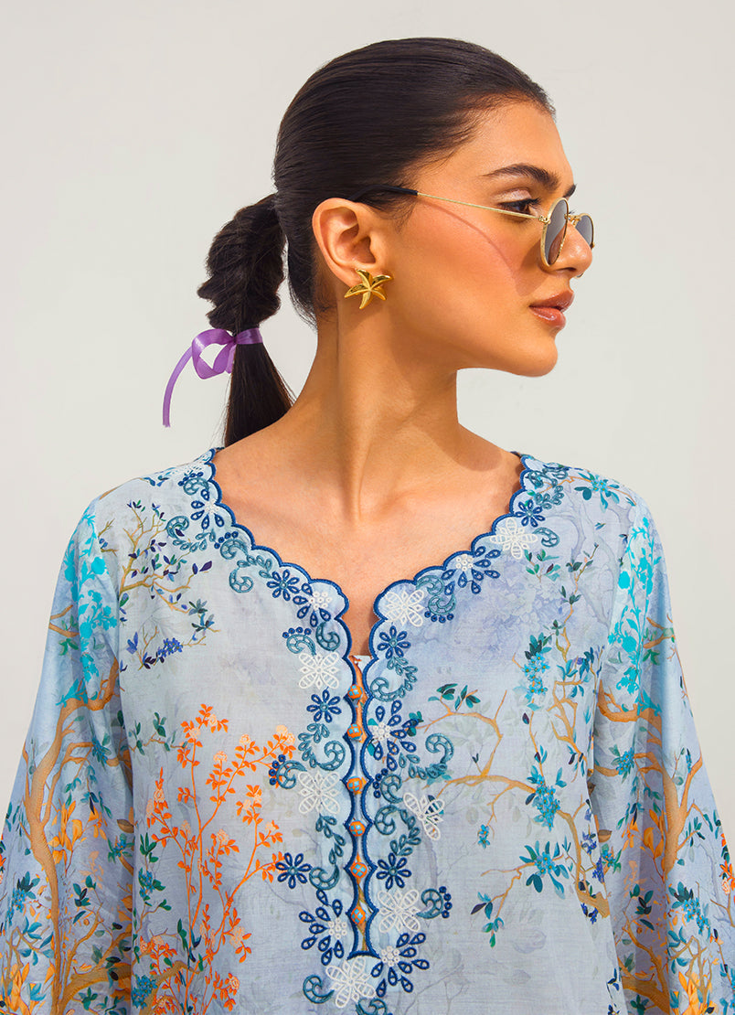 Printed Embroidered CO-ORD Set