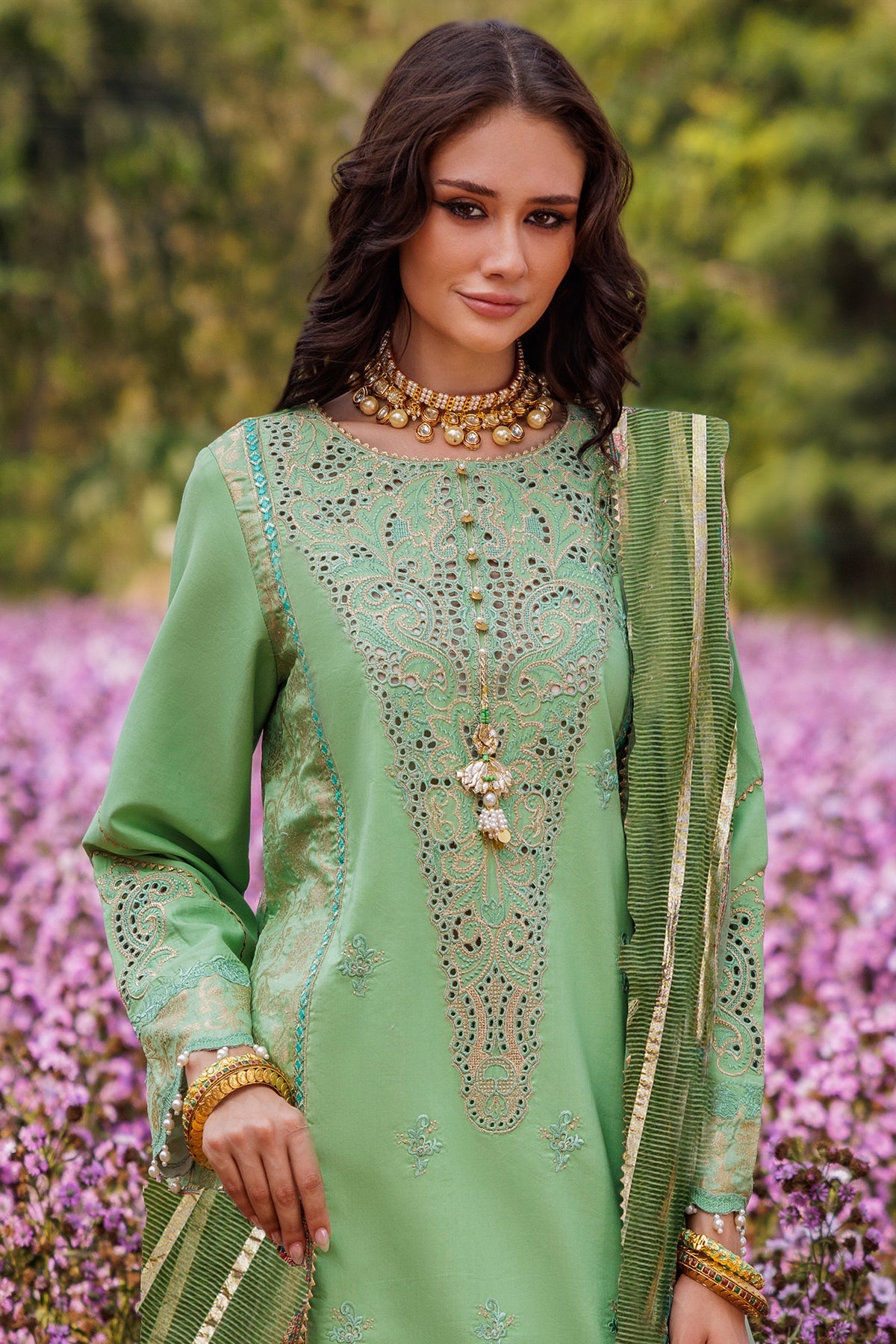3-PC Unstitched Embroidered Lawn Collection CZ5-04
