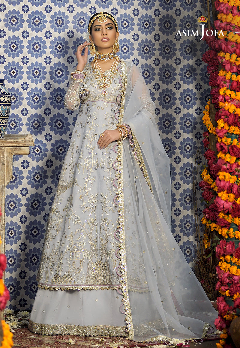 AJR-11 EMBROIDERED ORGANZA 3 PCS