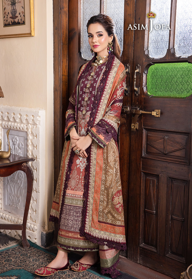AJRW-03 PRINTED PREMIUM WINTER COTTON 3 PCS