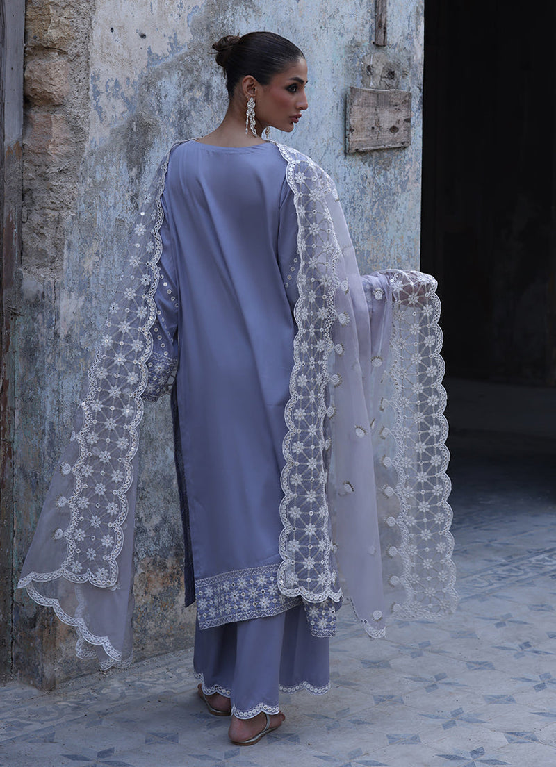 3 Pc Embroidered Suit