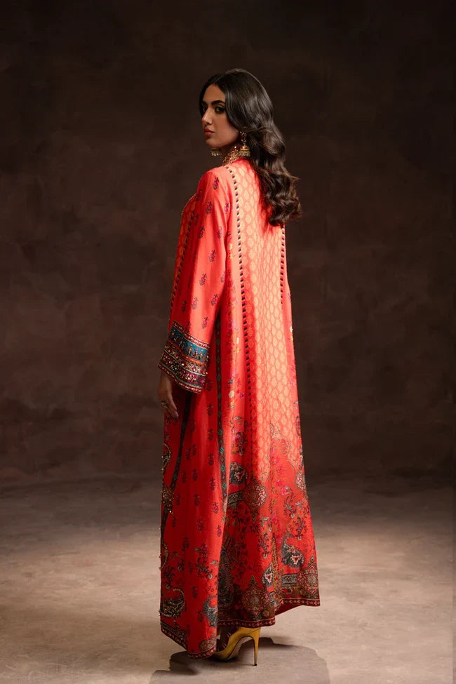 Ronaq '26 - Festive Orange Kaftan (D-03)