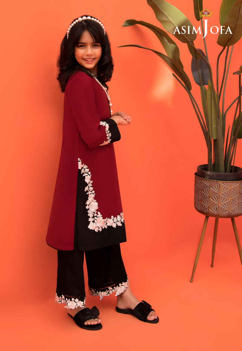 AJKC-04 EMBROIDERED CAMBRIC 2 PCS