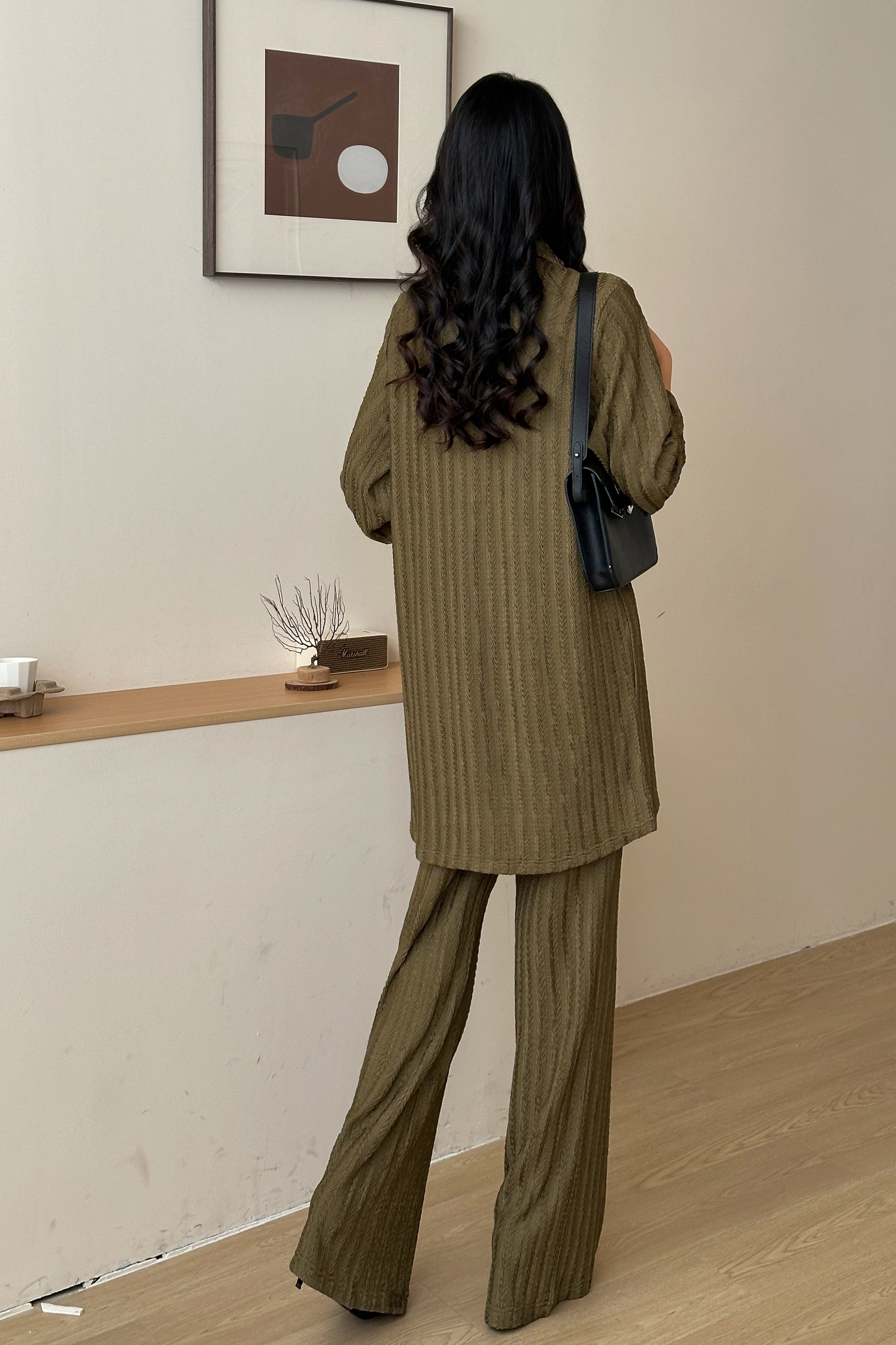 Monaco Textured Summer Suit With Detailed  Pocket