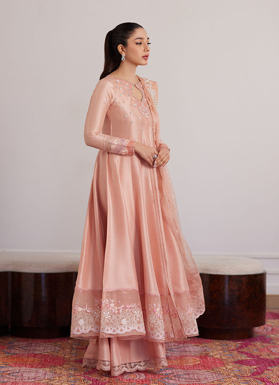 Finn Peach Kalidaar And Dupatta - FTA-LE25-08