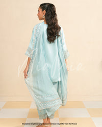 Blue Paradise Dupatta
