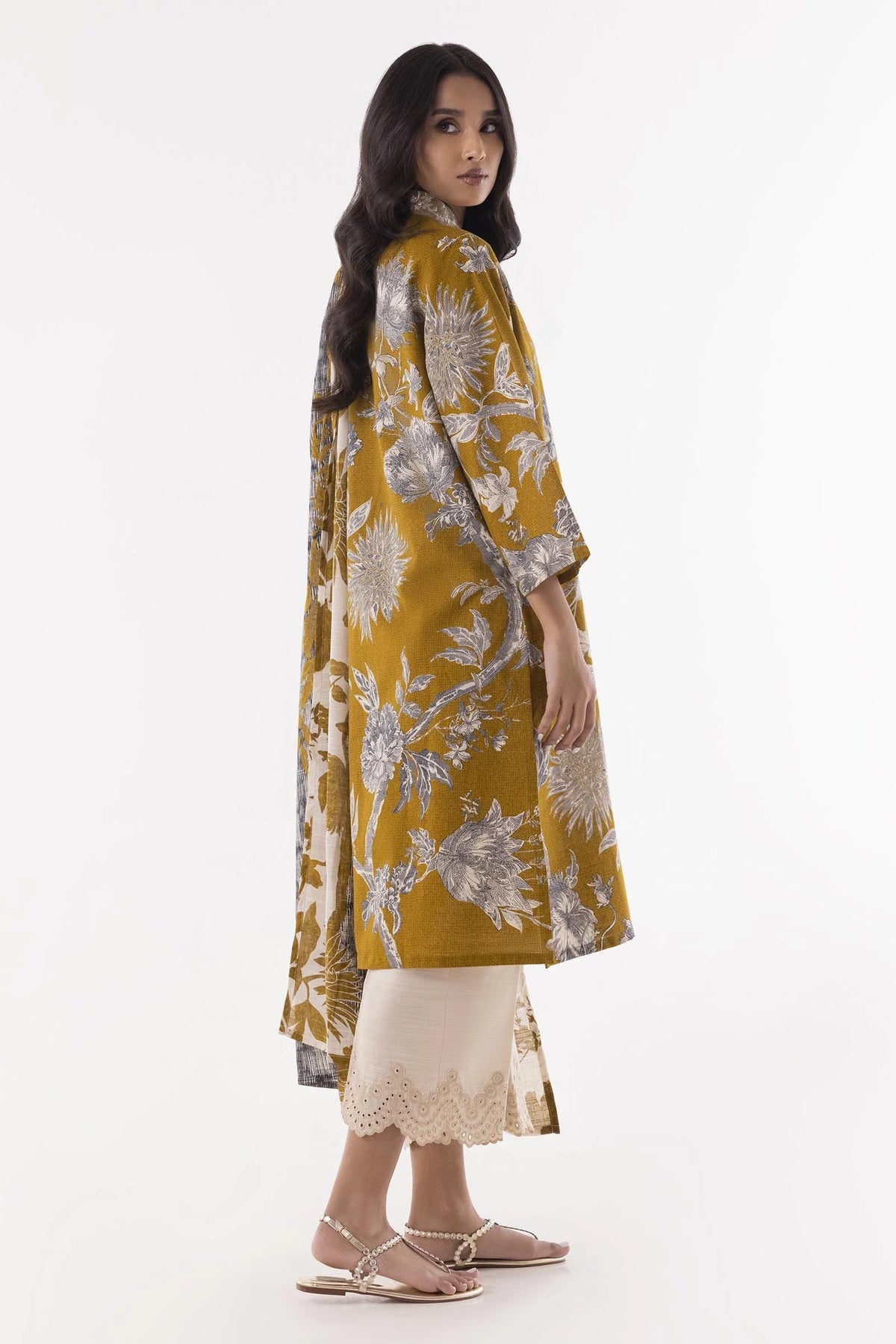 Stitched Multi Printed Shirt + Dupatta