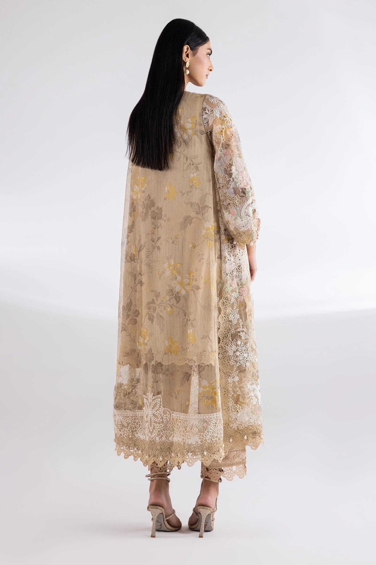 Pashmina Aari Beige