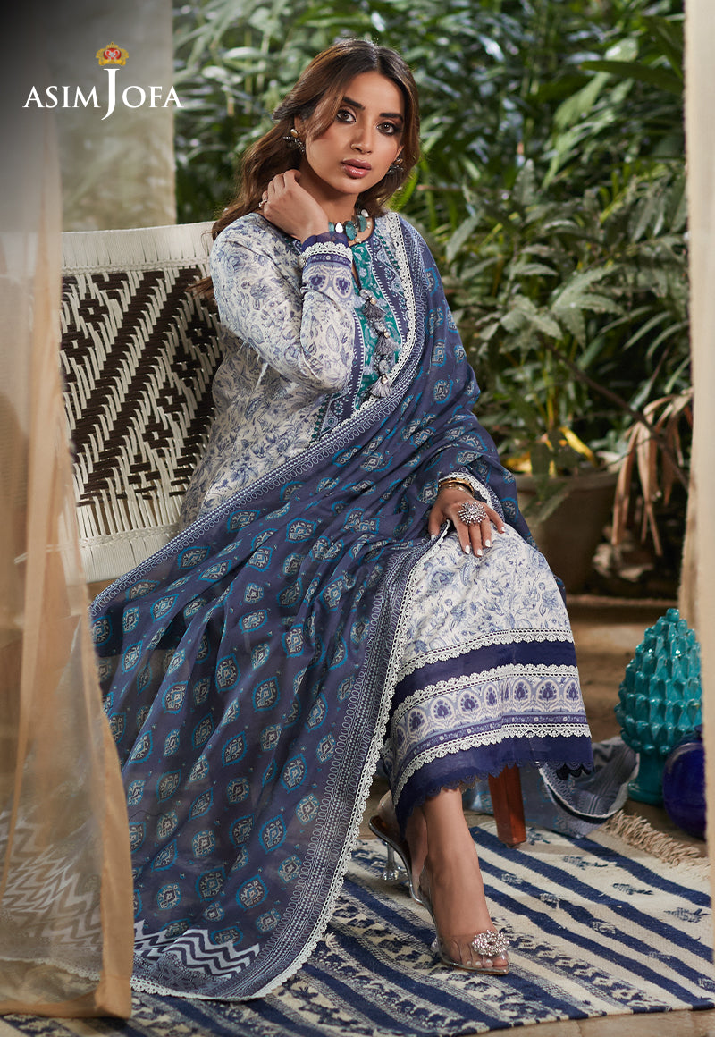 AJS-18 PRINTED LAWN 3 PCS