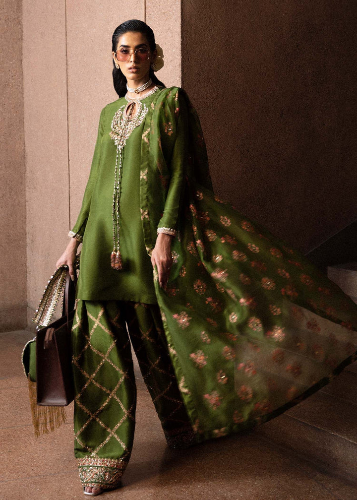 Green Merlot Style — Mairaz Olive Three-Piece Suit