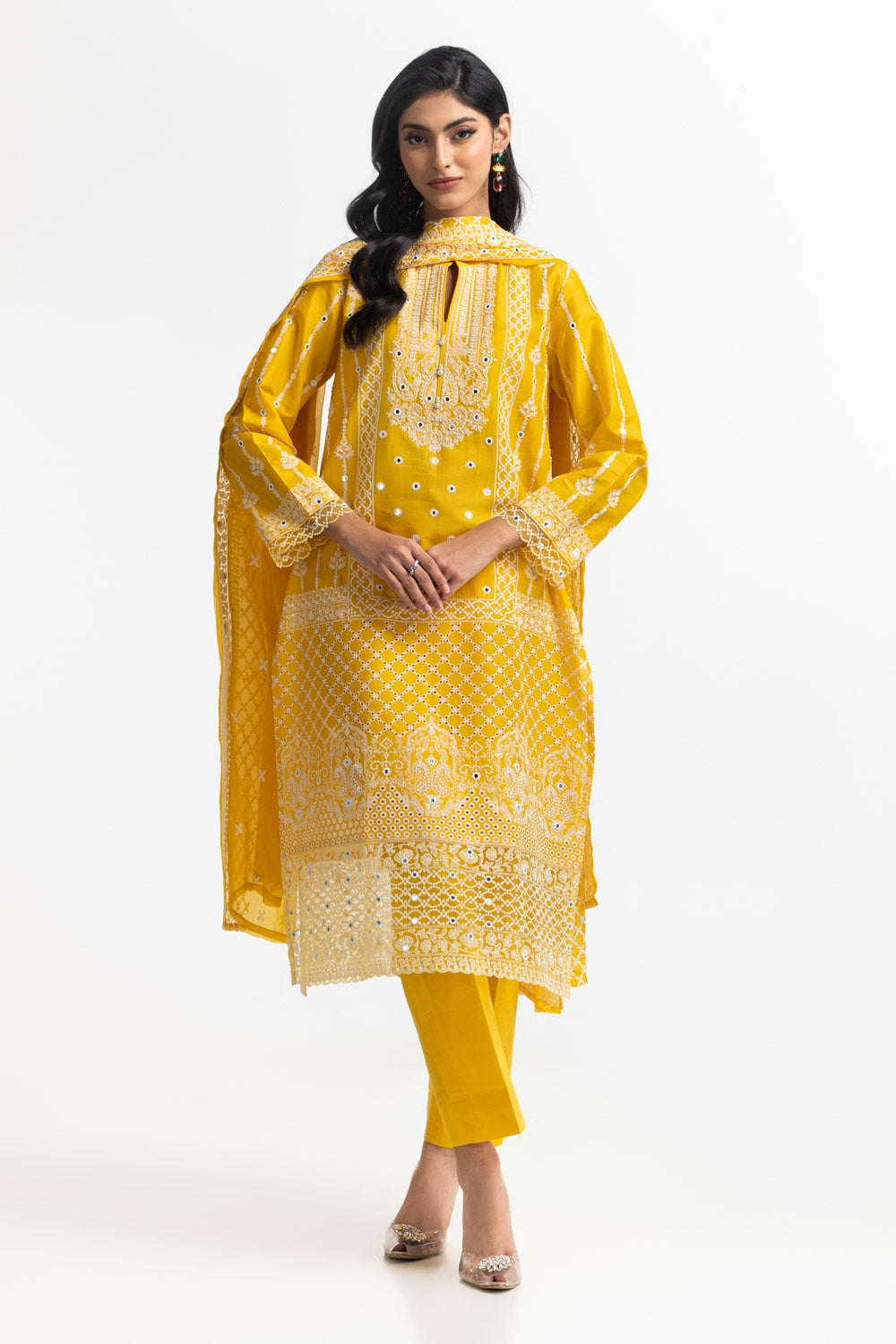 3PC Lawn Embroidered Suit
