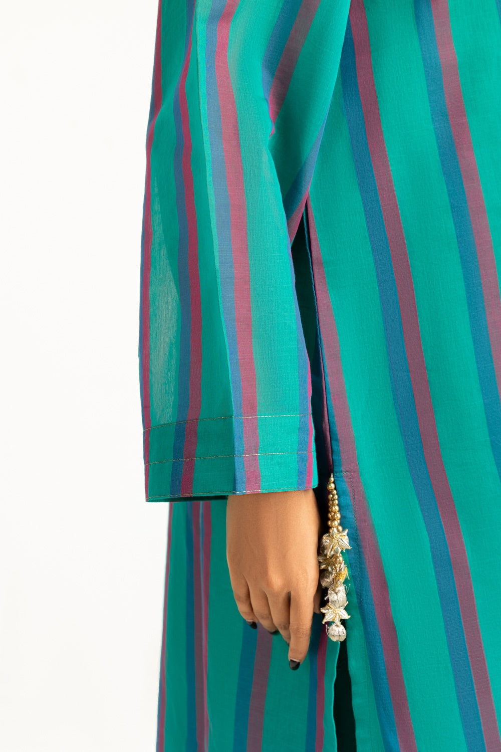 3PC Jacquard Embroidered Suit