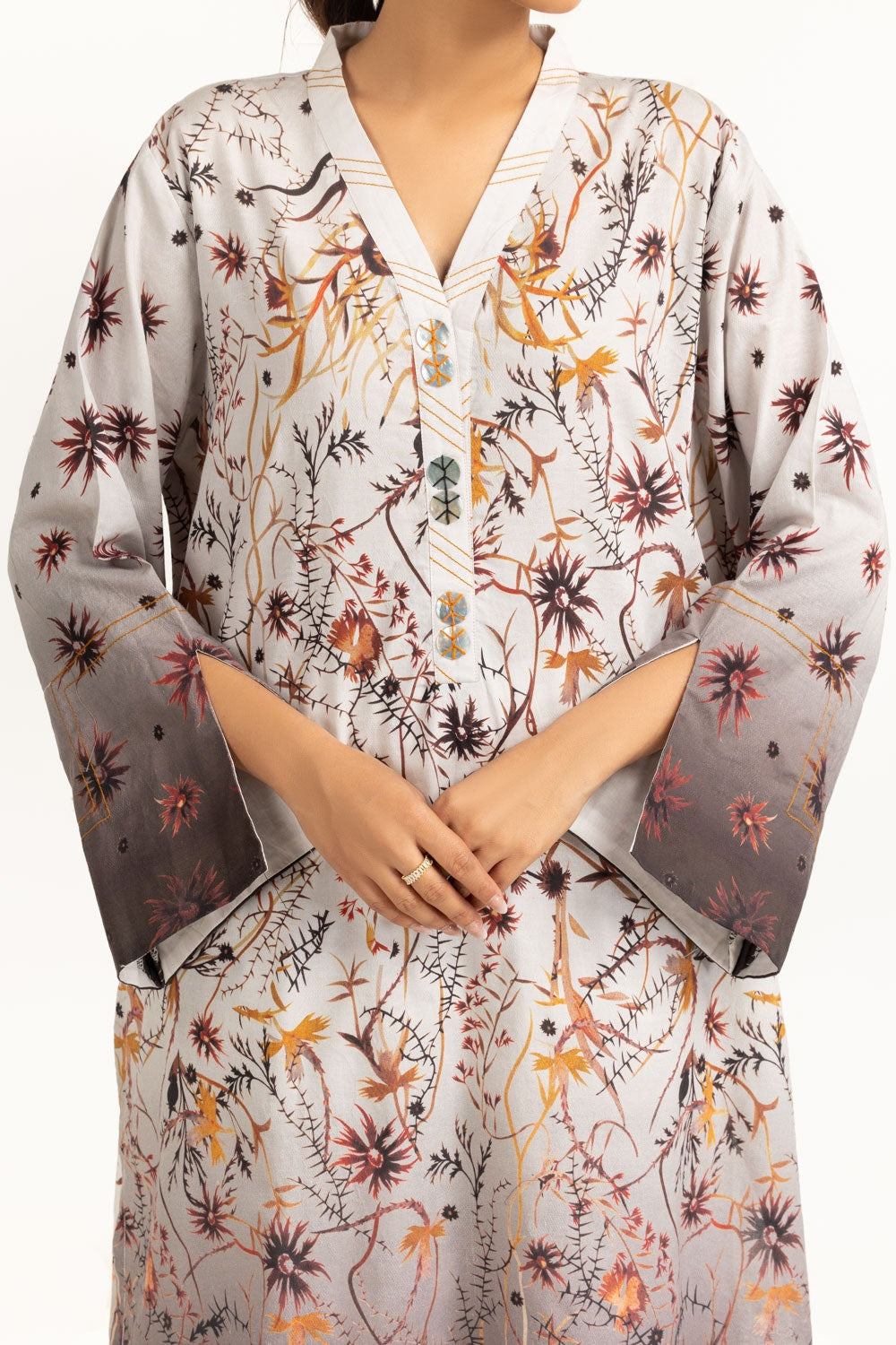 3PC Jacquard Printed Suit
