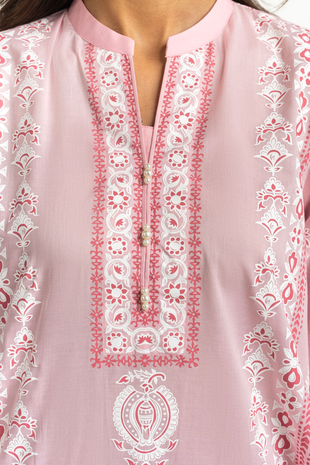 3Pc Lacquer Printed Suit