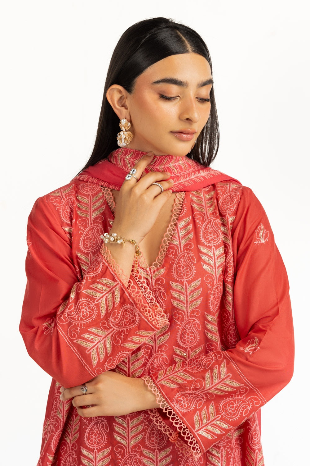 3PC Lawn Embroidered Suit