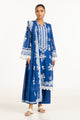 3Pc Lawn Lacquer Printed Suit
