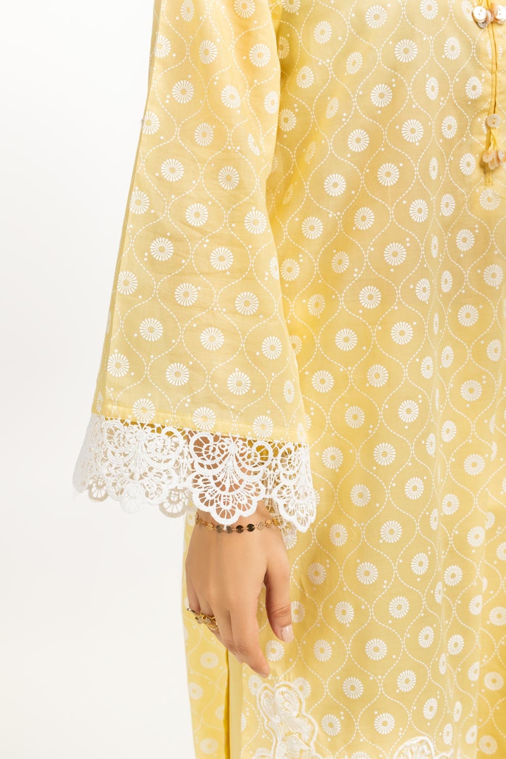 3PC Lawn Lacquer Printed Suit