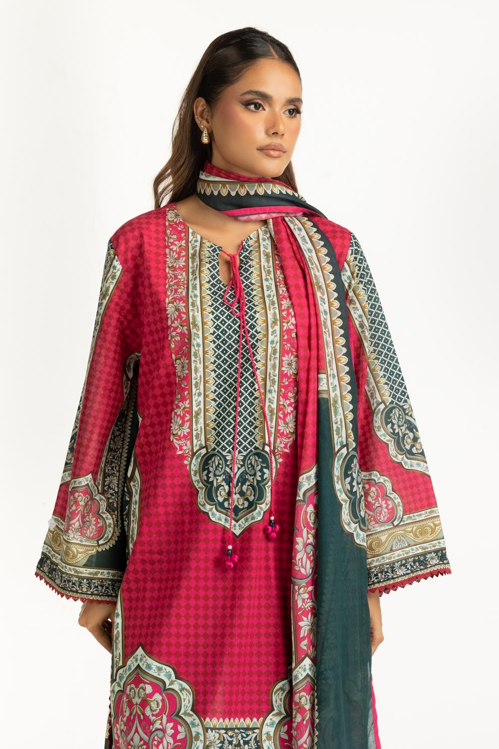 3Pc Lawn Printed Suit
