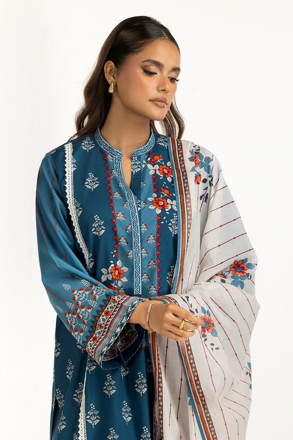 3Pc Lawn Printed Suit