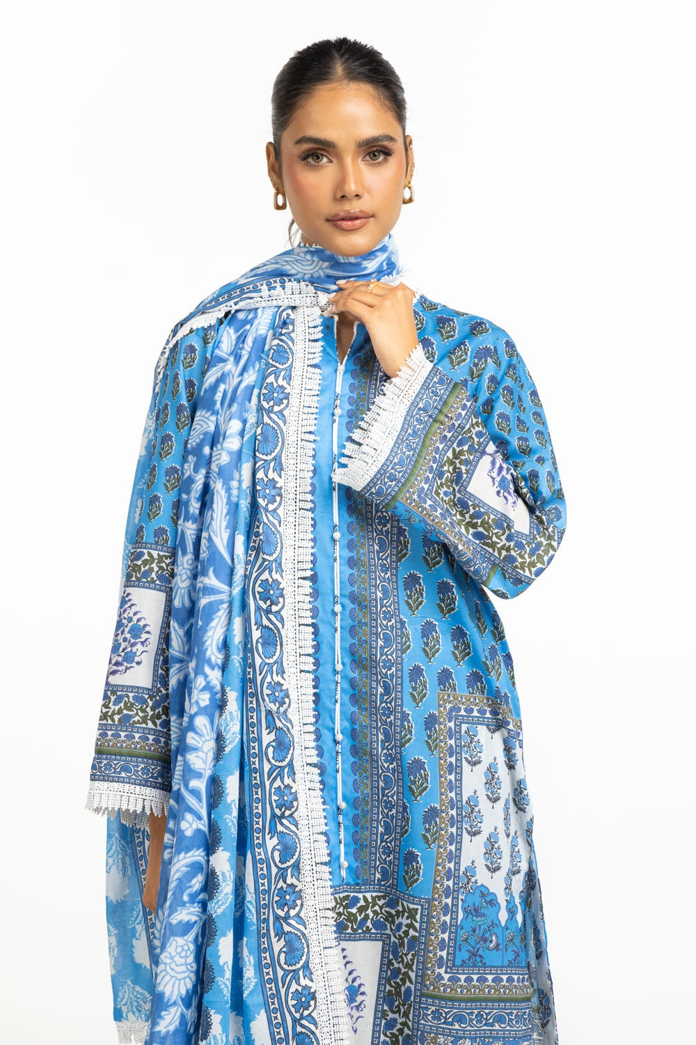 3Pc Lawn Printed Suit