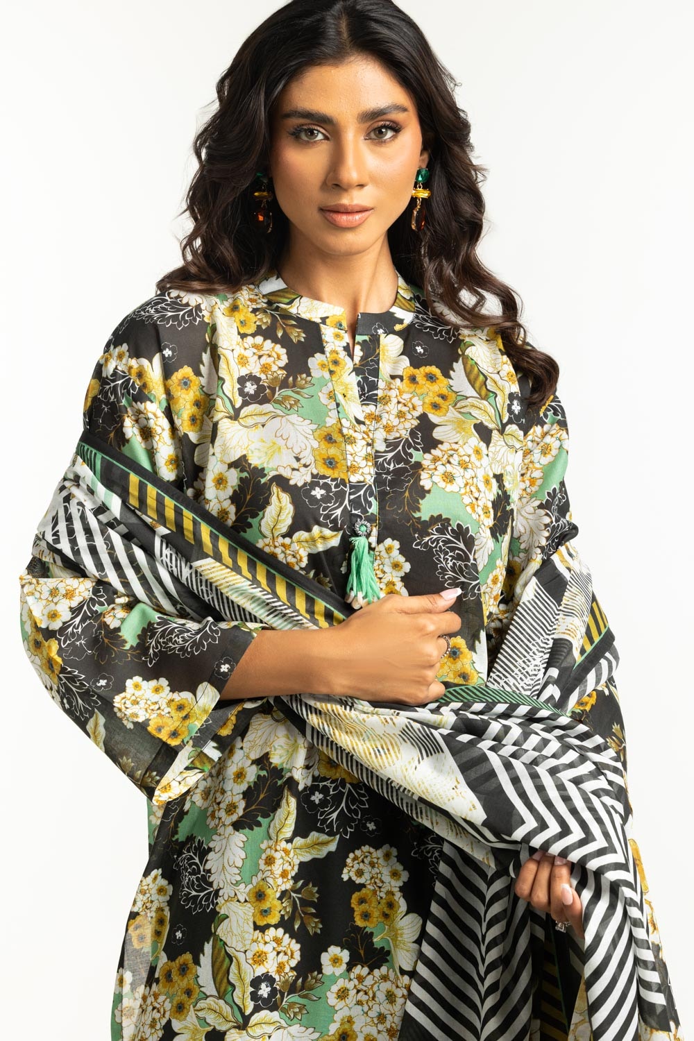 3Pc Lawn Printed Suit