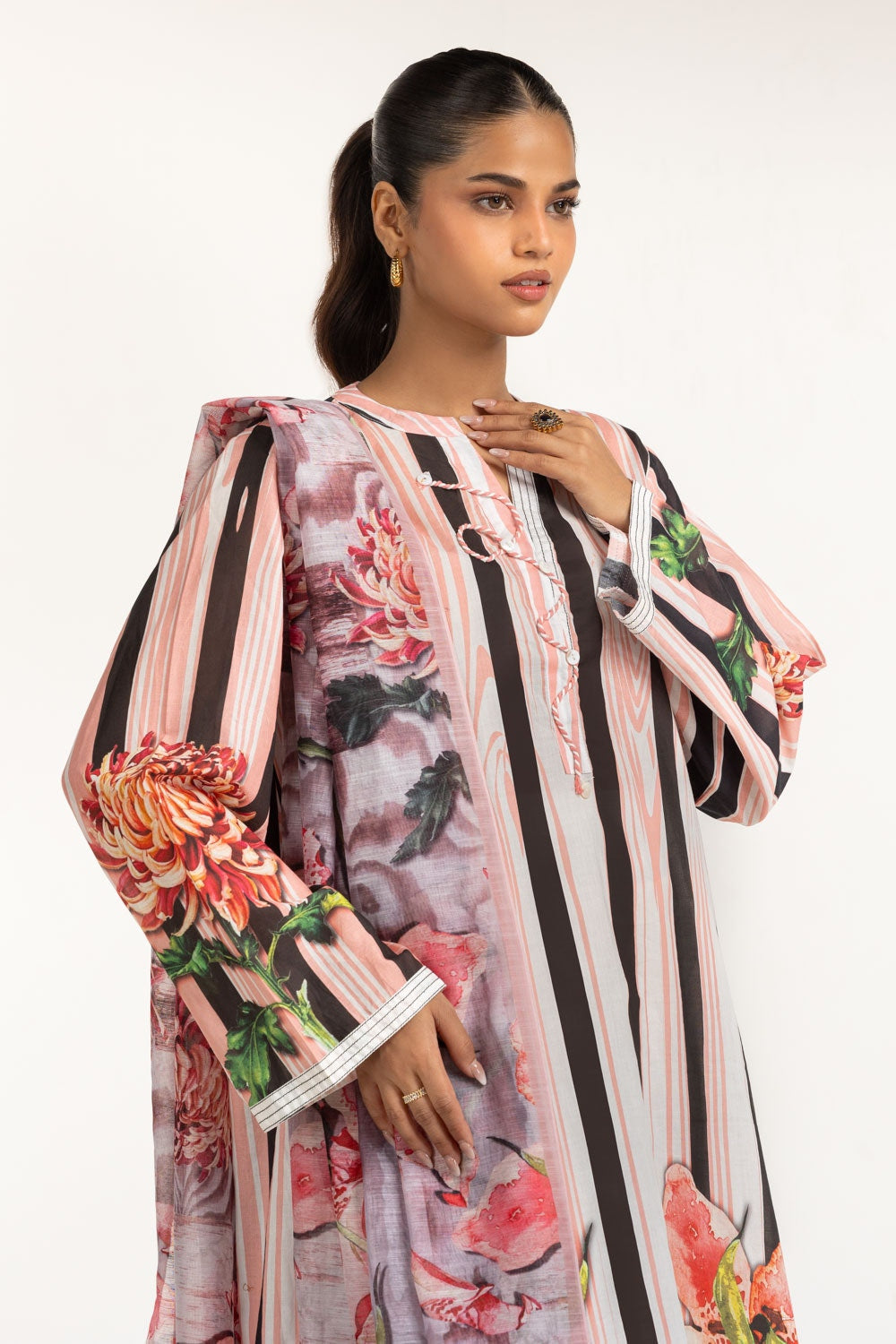 3Pc Lawn Printed Suit