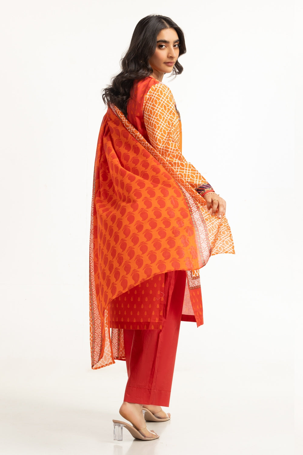 3Pc Lawn Printed Suit