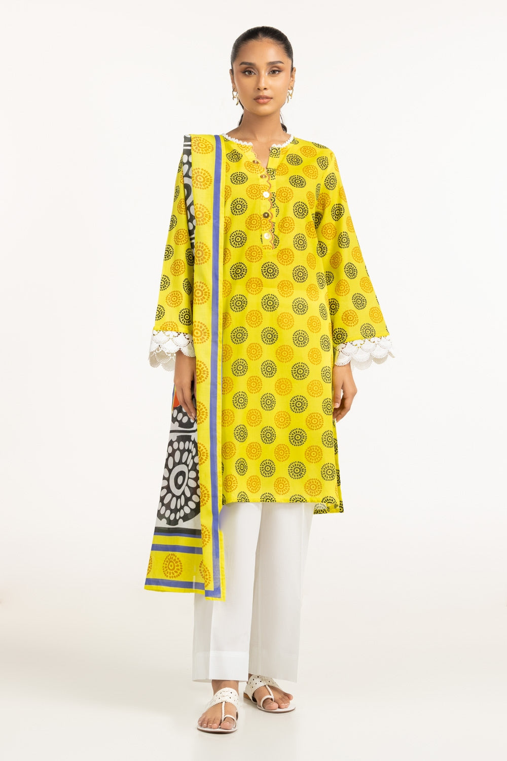 3Pc Lawn Printed Suit