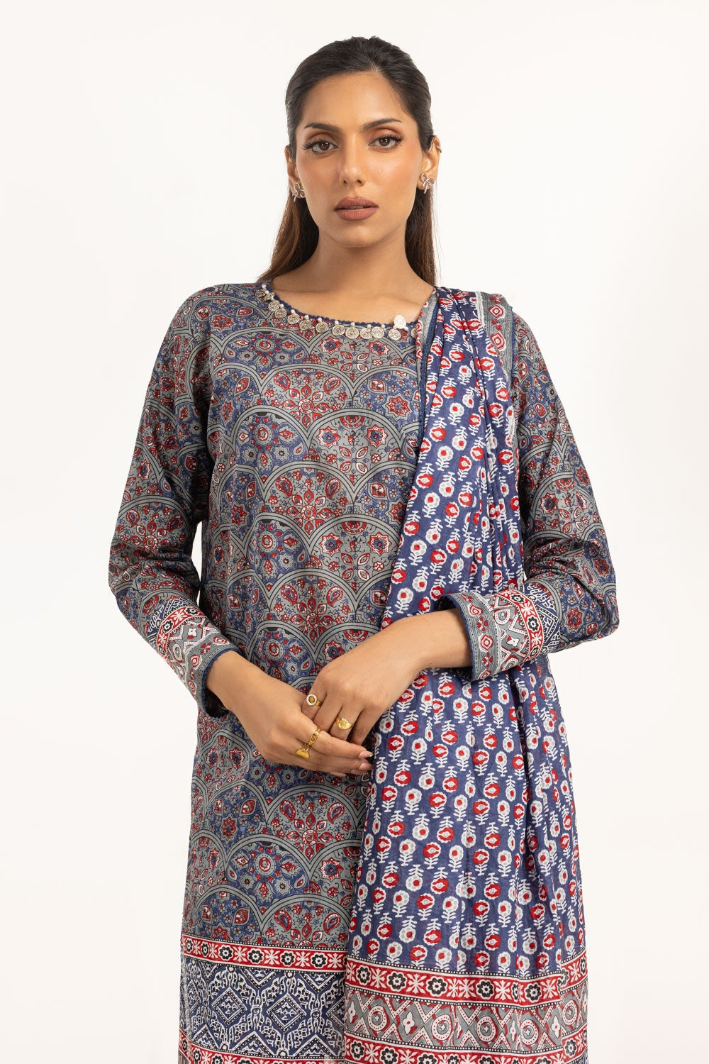3Pc Lawn Printed Suit