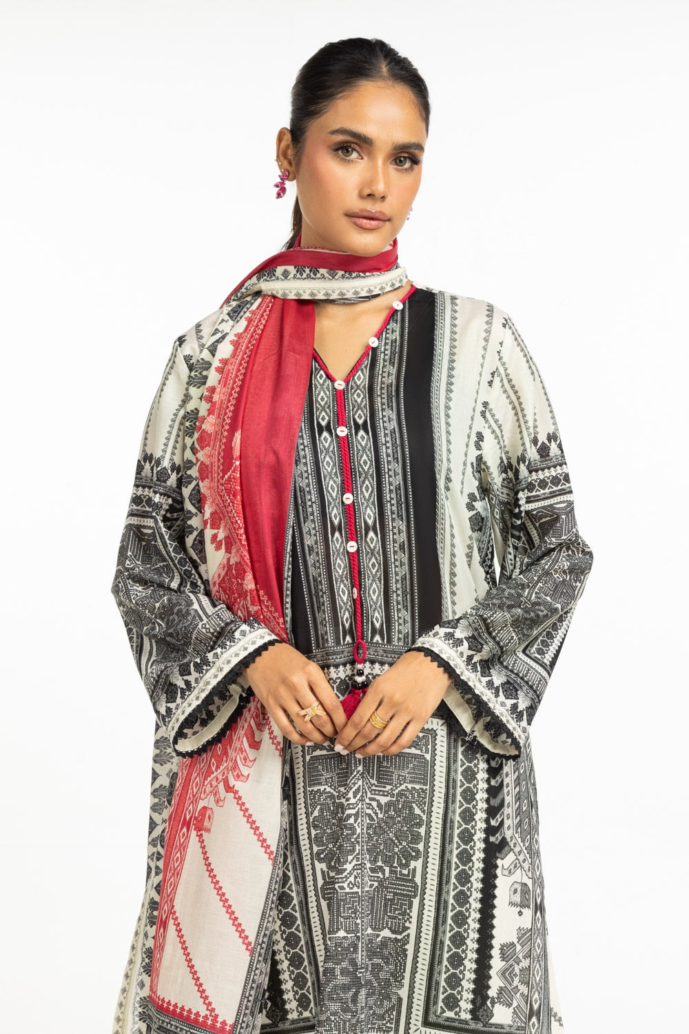 3Pc Lawn Printed Suit